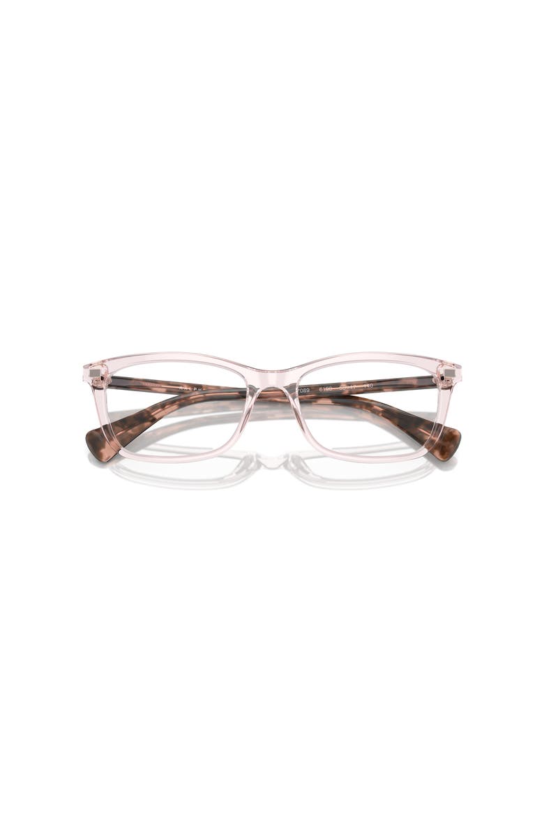 51mm Rectangle optical glasses, Alternate, color, Pink
