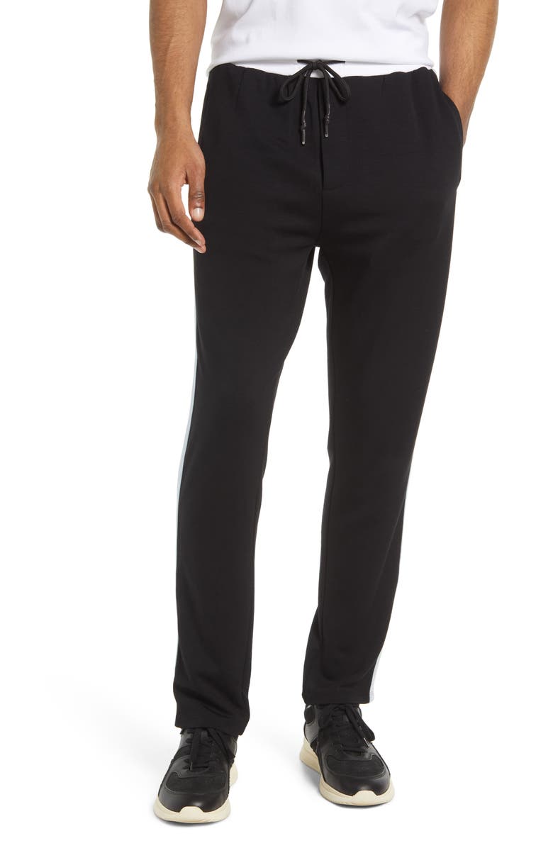 KARL LAGERFELD PARIS Men's Colorblock Track Pants, Main, color,