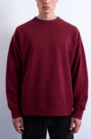 Topman Lightweight Oversize Cotton Sweatshirt