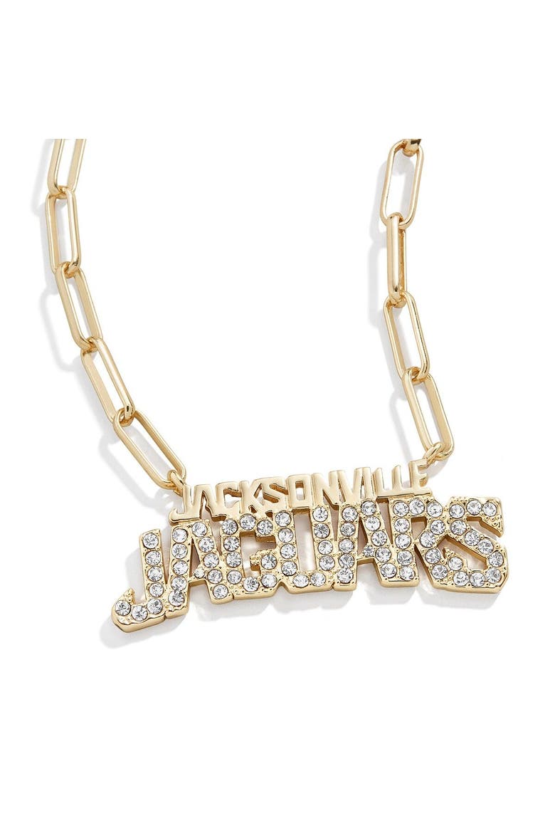Women's Jacksonville Jaguars Paperclip Chain Necklace, Main, color, Gold