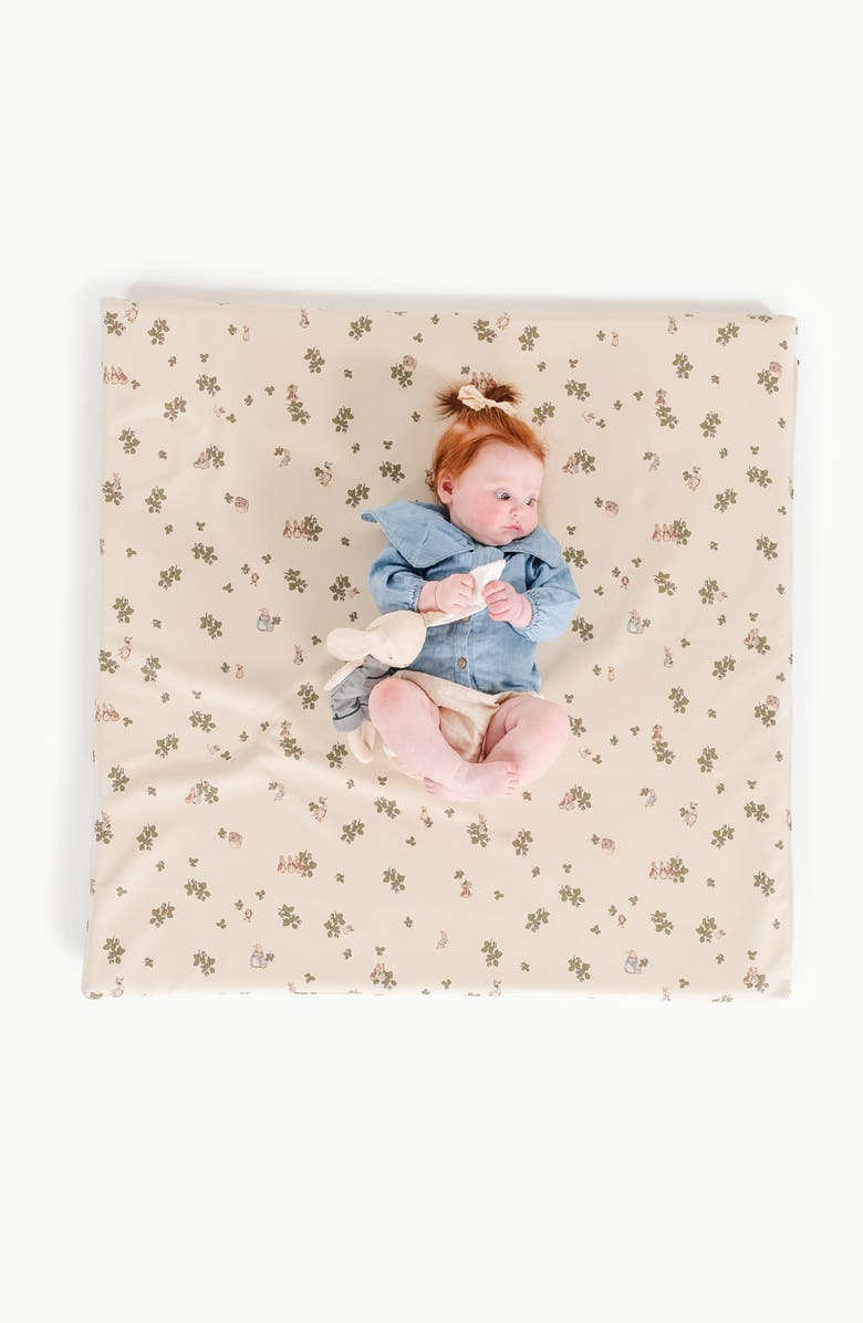 GATHRE X Beatrix Potter Padded Square Play Mat, Alternate, color, Peter Rabbit