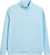 Peter Millar Perth Bird
s Eye Performance Quarter Zip Pullover