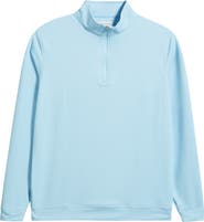 Peter Millar Perth Bird
s Eye Performance Quarter Zip Pullover