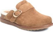 Söfft Angela Leather Clog with Genuine Shearling Trim