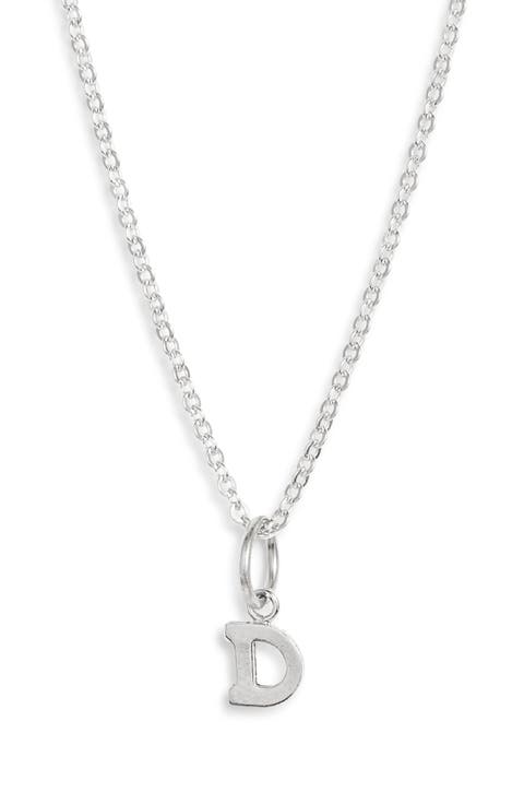 Initial Pendant Necklace