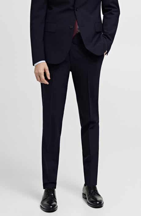 MANGO Turin Virgin Slim Fit Wool Pants