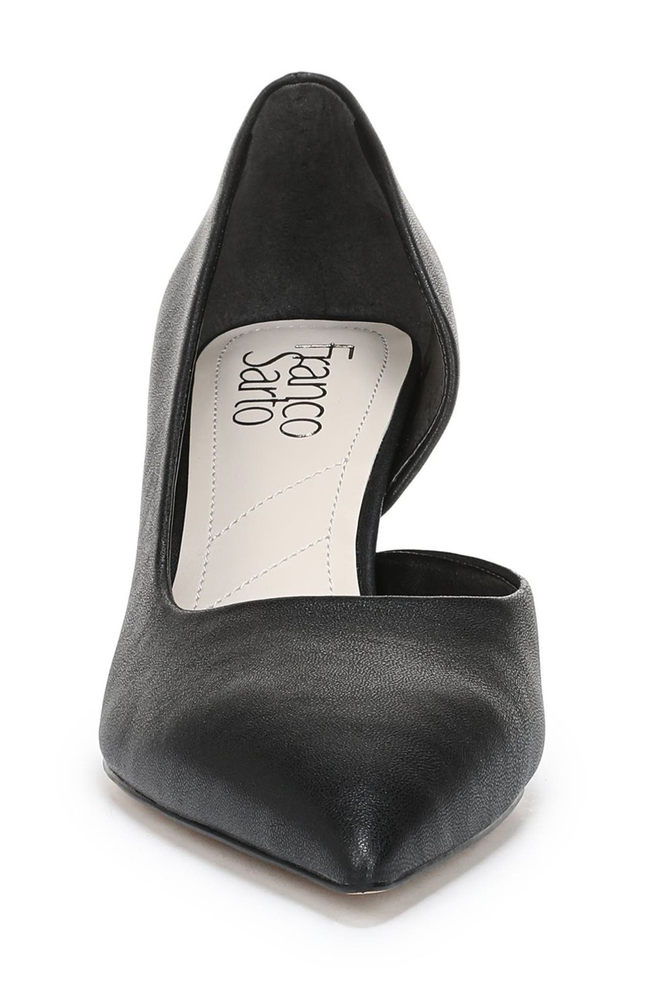Franco Sarto Clovis Half d'Orsay Pump, Alternate, color, Black
