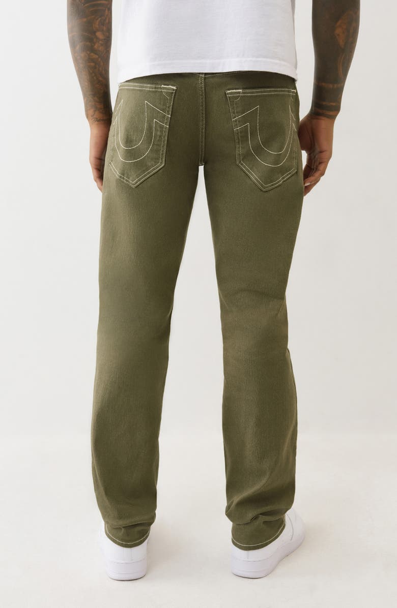 True Religion Geno Single Stitch Slim Fit Jeans, Alternate, color, Kalamata