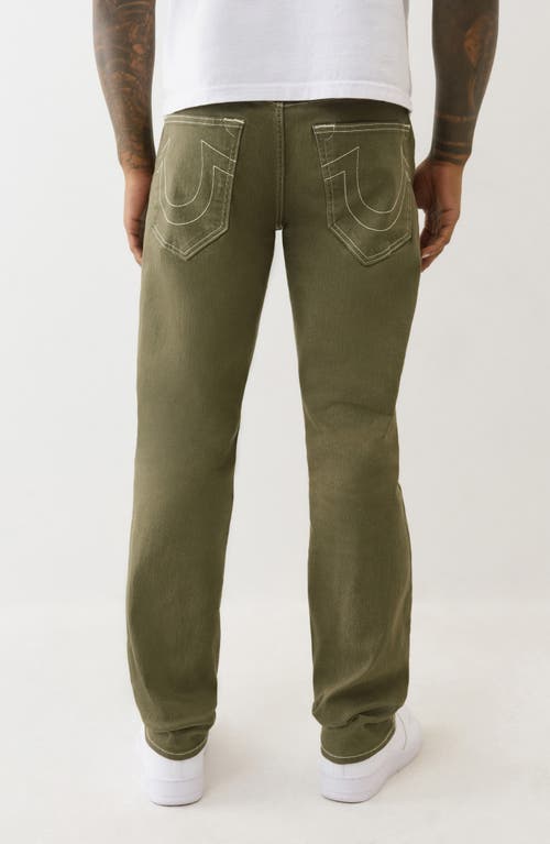 True Religion Geno Single Stitch Slim Fit Jeans In Green