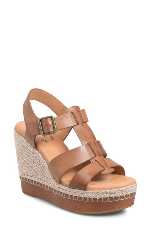 Rayleigh Espadrille Slingback Platform Wedge Sandal (Women)