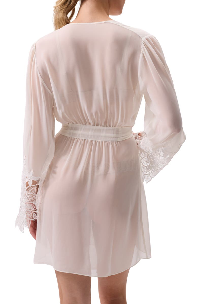 Rya Collection Delight Lace Cover-Up Robe, Alternate, color, Ivory