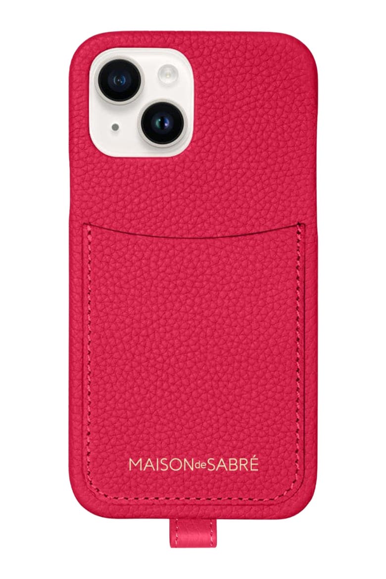 Sling Phone Case iPhone 14, Alternate, color, Shibuya Fuchsia