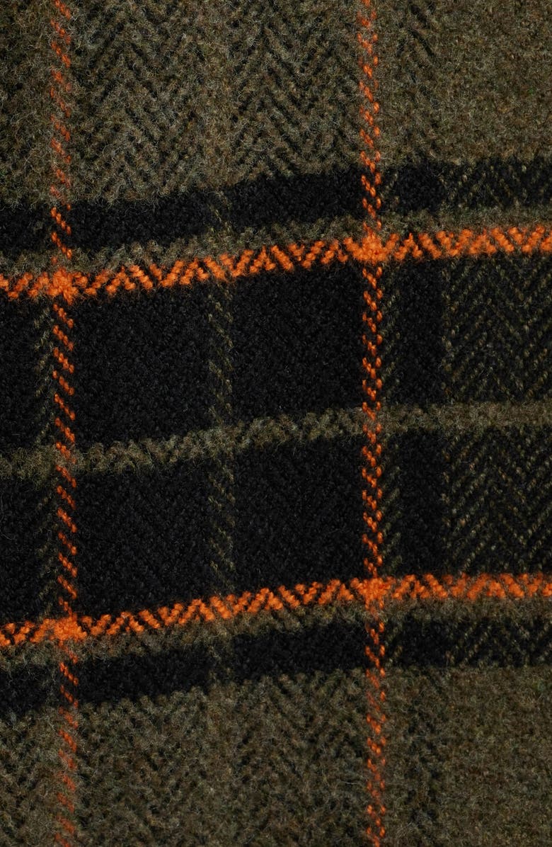 Vans Plaid Cotton Flannel Button-Up Overshirt, Alternate, color, Grape Leaf Heather