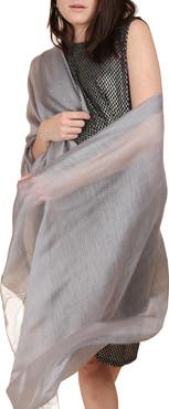 SAACHI Shimmer Border Scarf