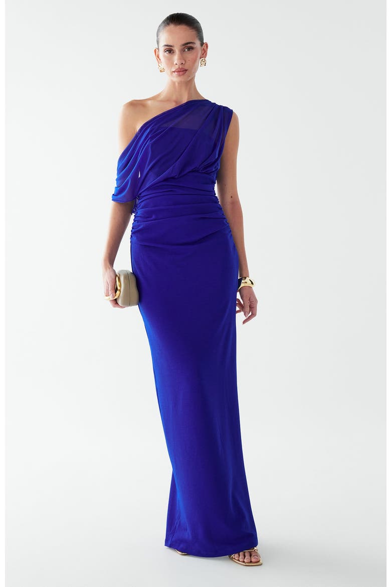 Frea Maxi Dress, Alternate, color, Cobalt Blue