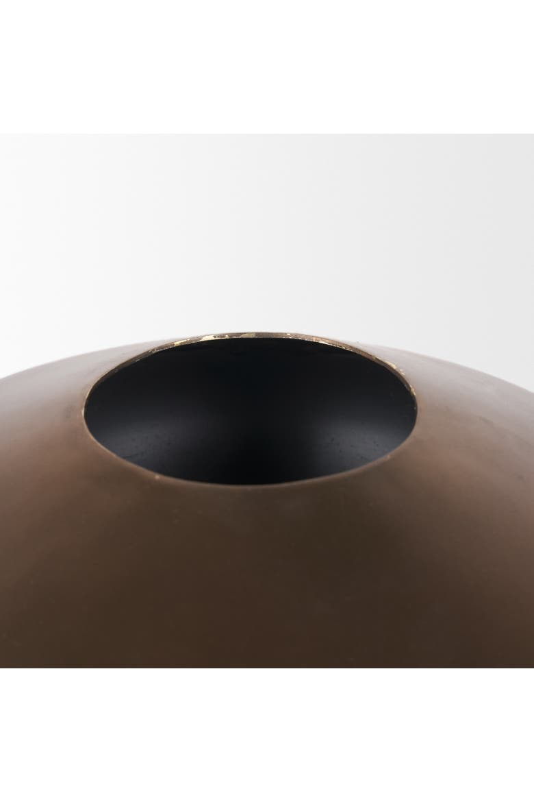 Quiana Metal Vase, Alternate, color, Gold