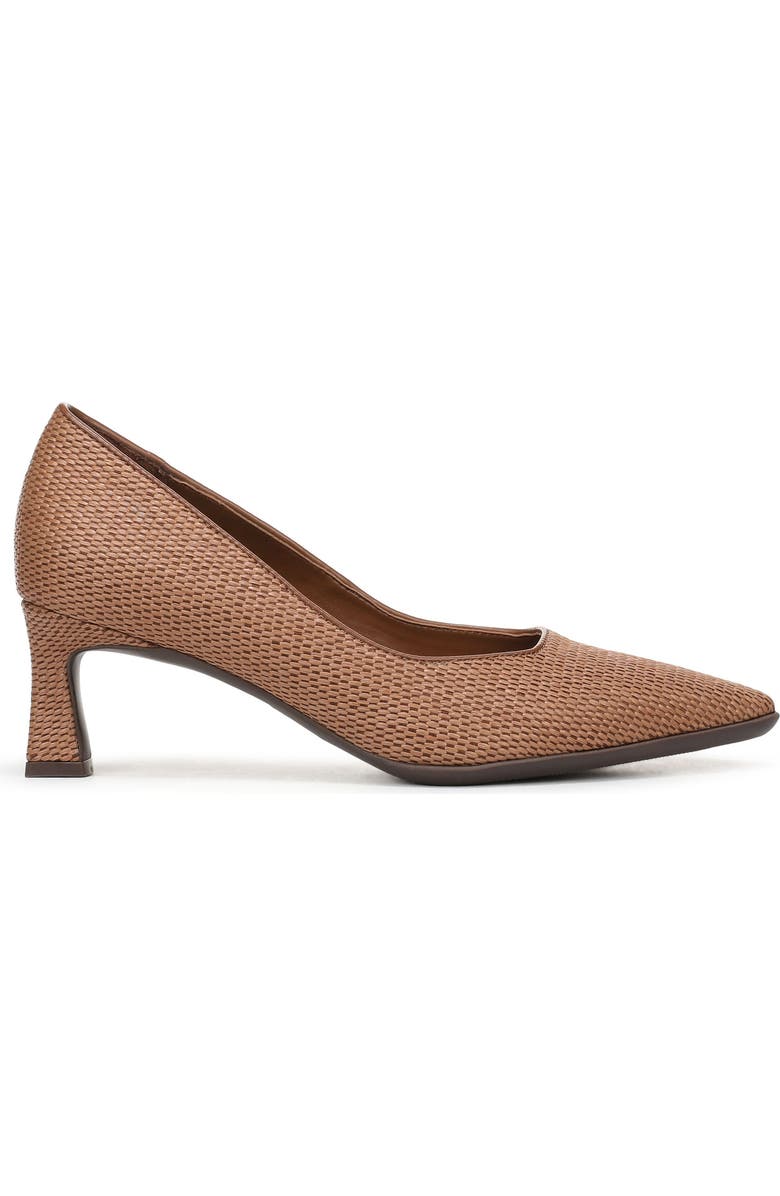 Naturalizer Tylan Pump, Alternate, color, Walnut Brown Faux Raffia