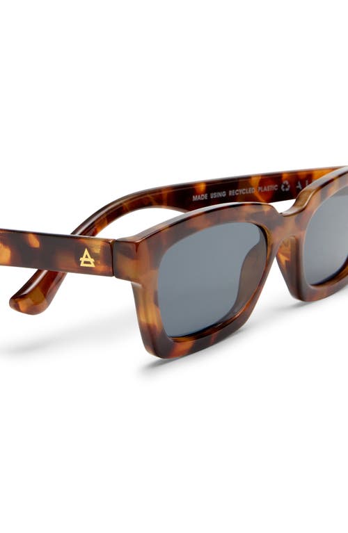 Aire Sculptor 50mm Rectangular Sunglasses In Dark Tortoise