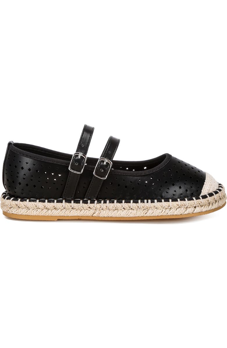 LONDON RAG Noori Espadrille Flat, Alternate, color, Black