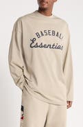 Fear of God Essentials x MLB Long Sleeve Cotton Jersey Graphic T-Shirt