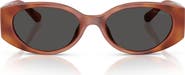COACH 54mm Oval Sunglasses