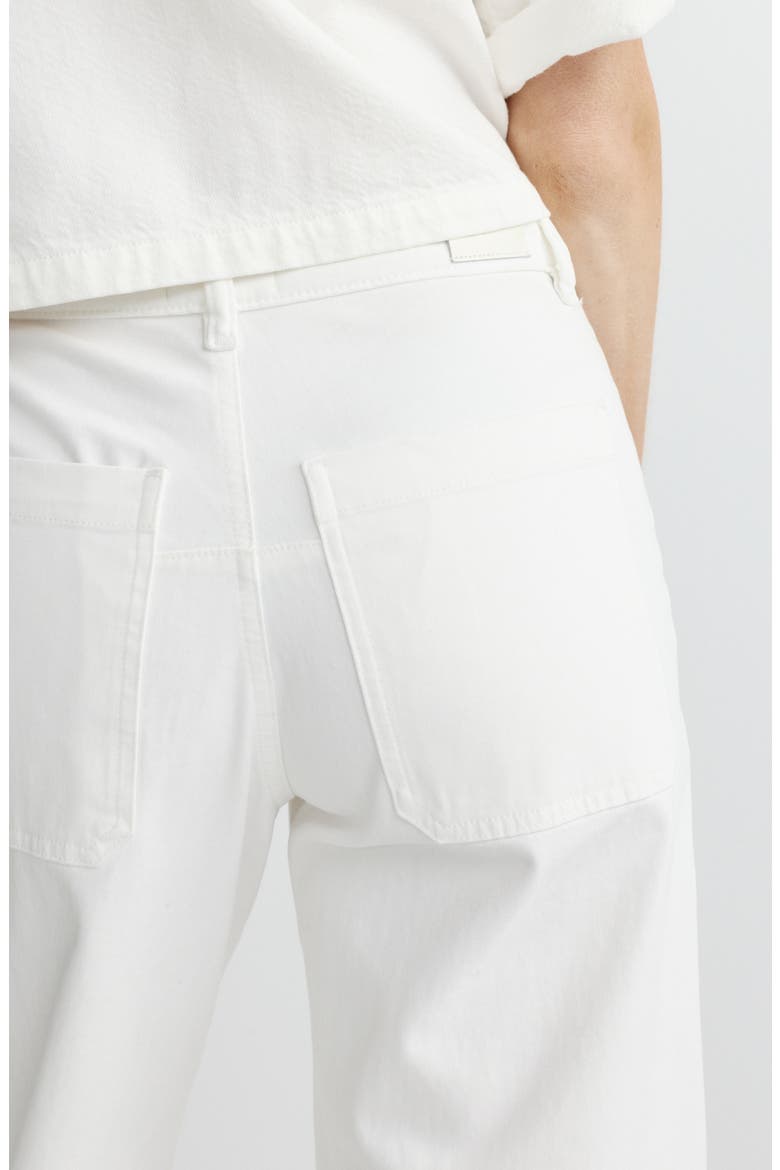 Bilie Easy High Rise Barrel Leg Pants, Alternate, color, WHITE