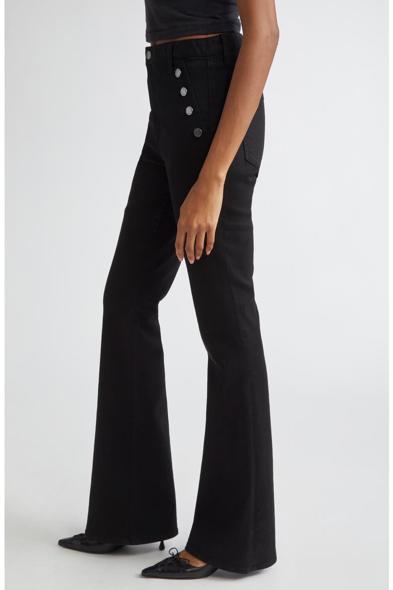 Helena Button Jeans, Alternate, color, BLACK