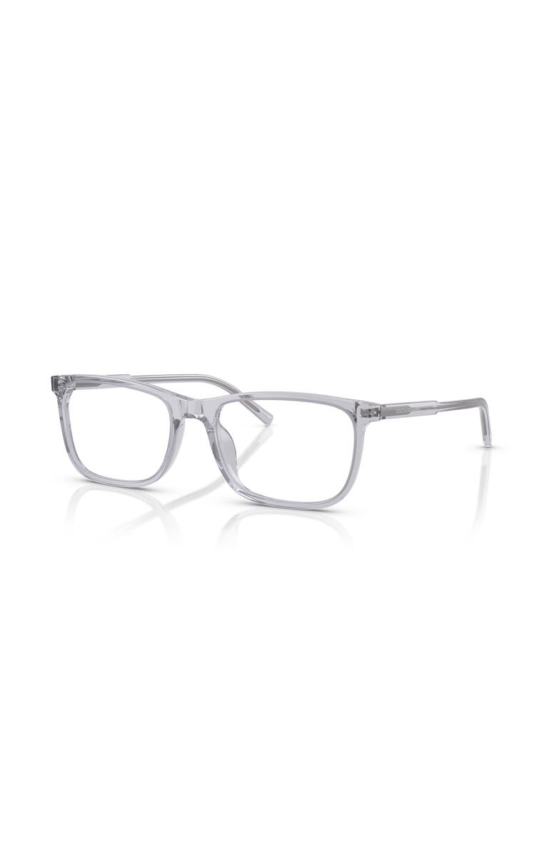 Dolce&Gabbana 55mm Rectangle optical glasses, Main, color, Grey