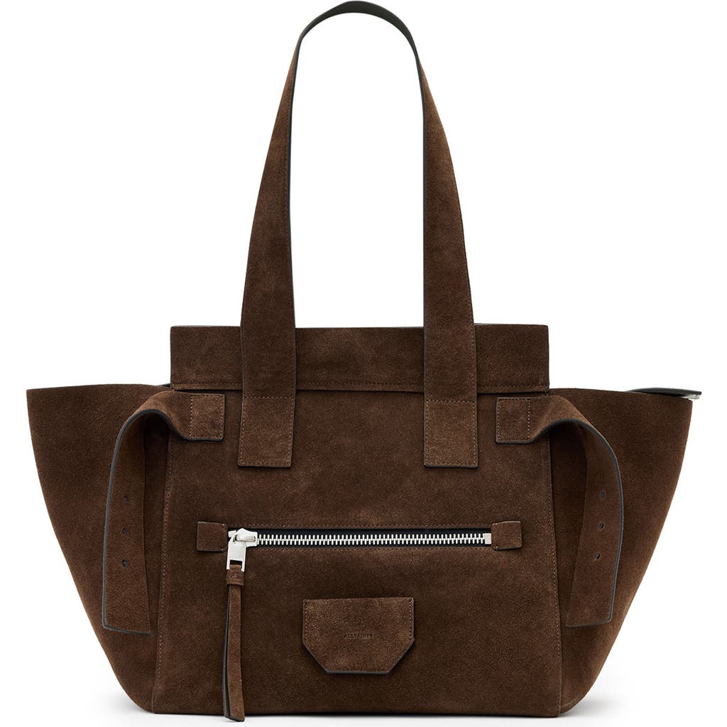 Allsaints Suede Perez Shoulder Bag