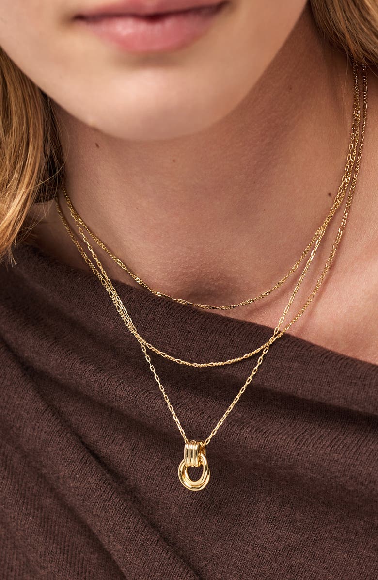 Ana Luisa Palmer Statement Necklace, Alternate, color, Gold