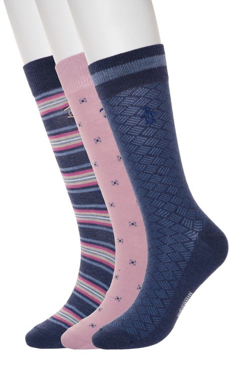 Robinson Neat 3-Pack Crew Socks