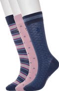 Original Penguin Robinson Neat 3-Pack Crew Socks