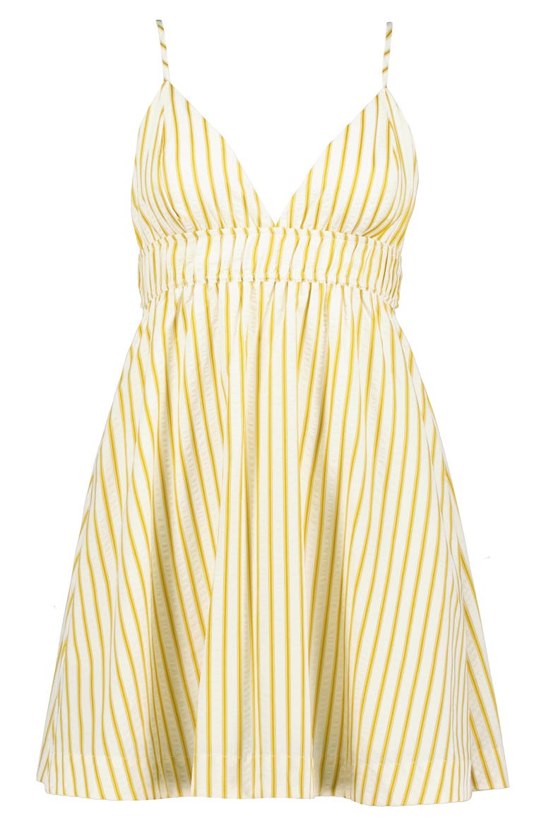 Serene Sundress, Alternate, color, Citron Serene Stripe