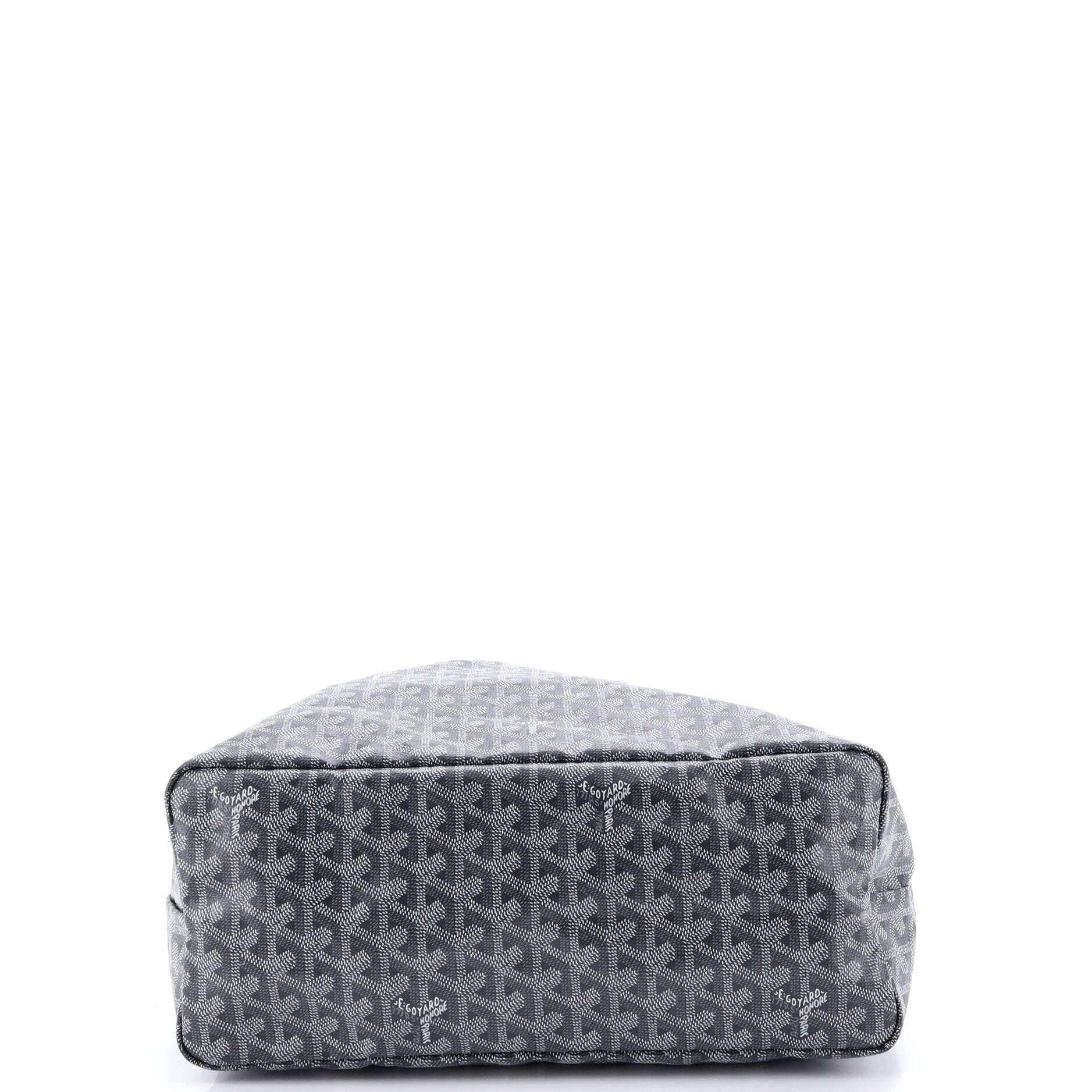 Pre-Owned Goyard Saint Louis Tote Coated Canvas PM, Alternate, color, Gray