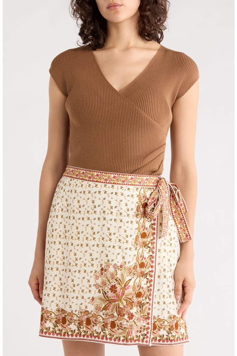 Cap Sleeve Wrap Sweater video