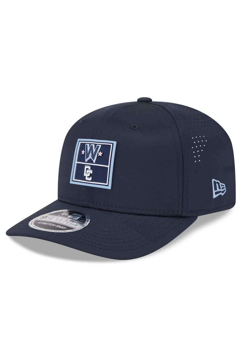 Men's New Era Navy Washington Nationals 2025 City Connect 9SEVENTY Adjustable Hat, Main, color, Navy