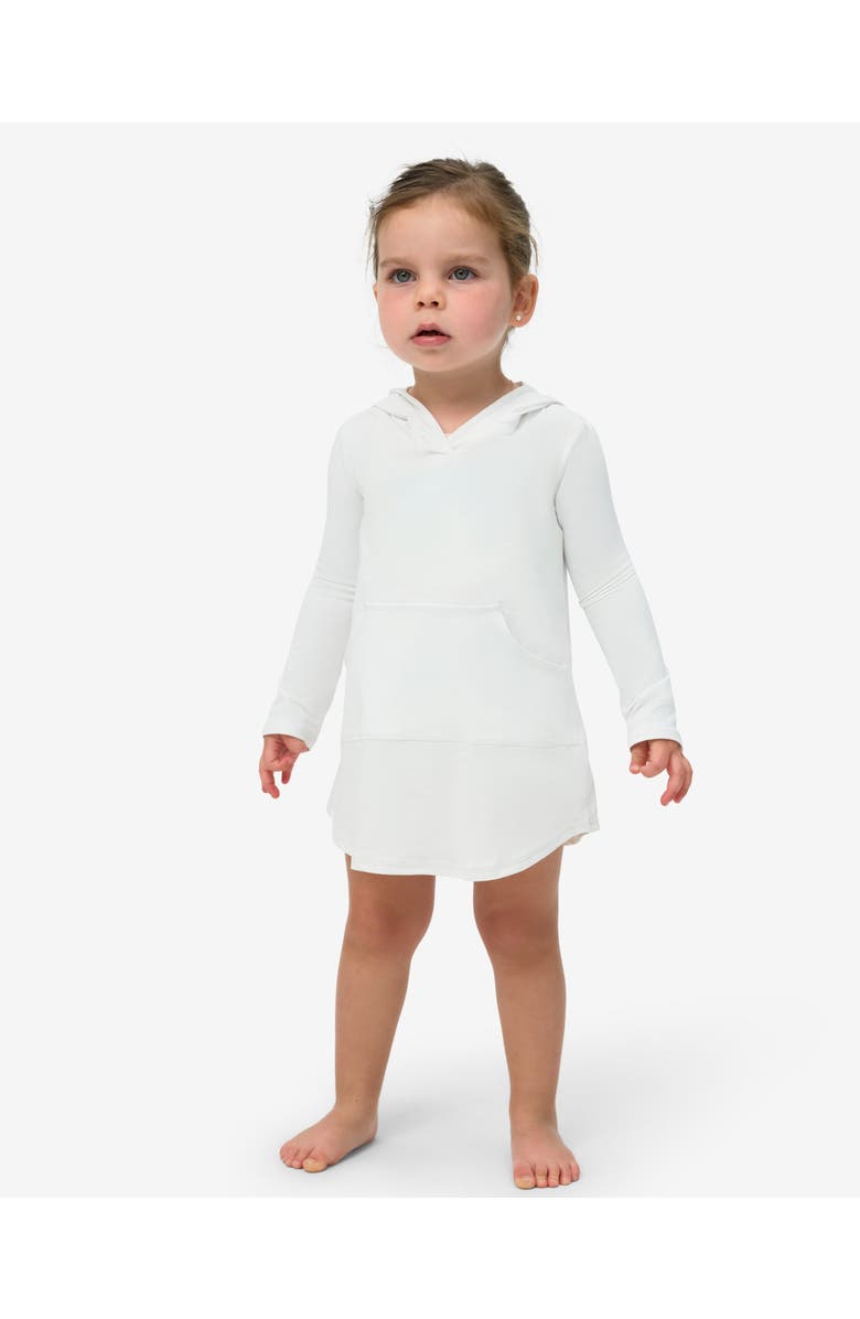 BloqUV Toddler's Hoodie Dress, Alternate, color, White