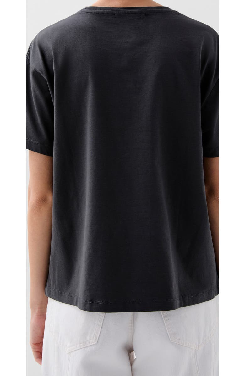 Scalpers Blurry Skull Tee, Alternate, color, Darkgrey