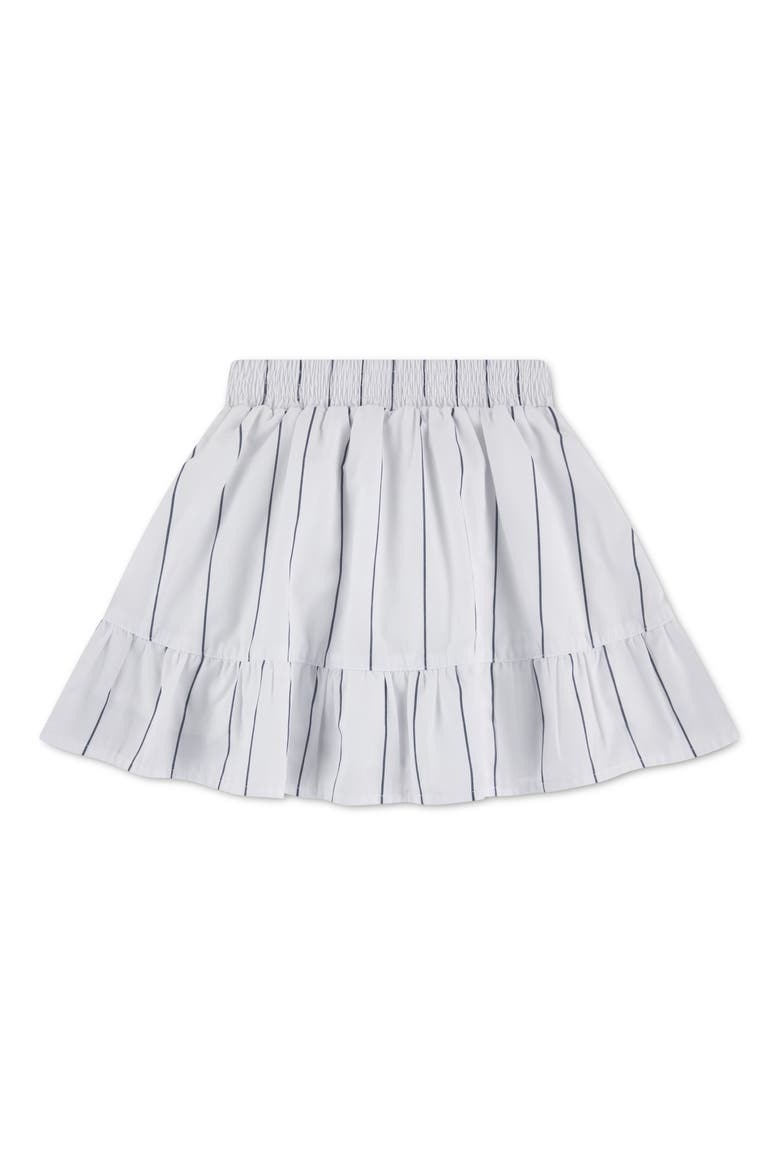 Kids' Tiered Bubble Skort, Alternate, color, BRIGHT WHITE