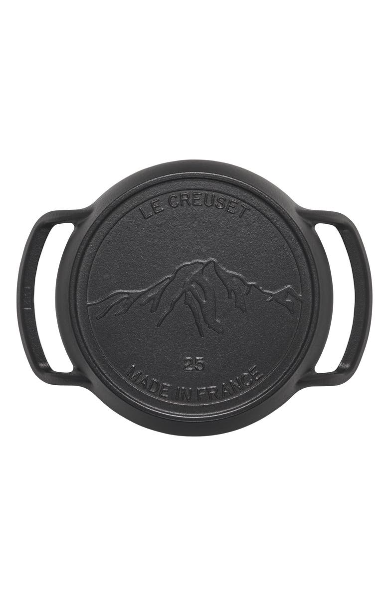 Le Creuset Alpine Cast Iron Skillet, Alternate, color, Matte Black