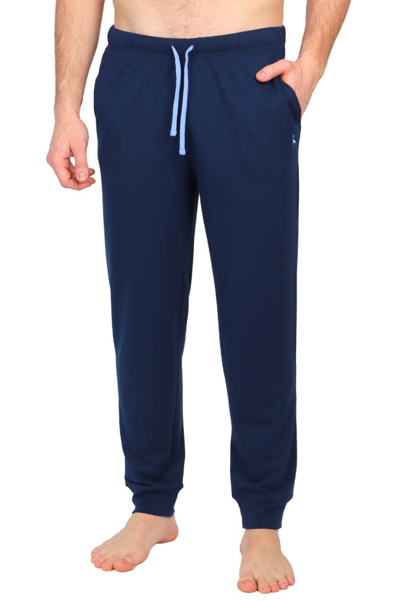French Terry Lounge Joggers, Alternate, color, NAVY