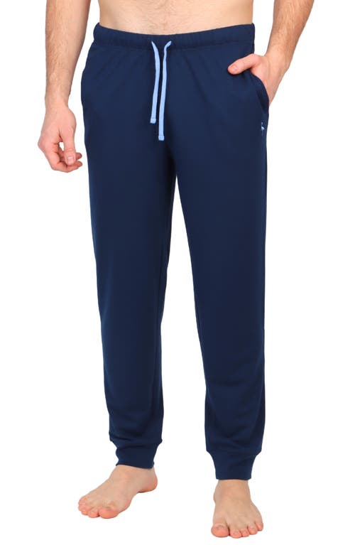 Tailorbyrd French Terry Lounge Joggers In Navy