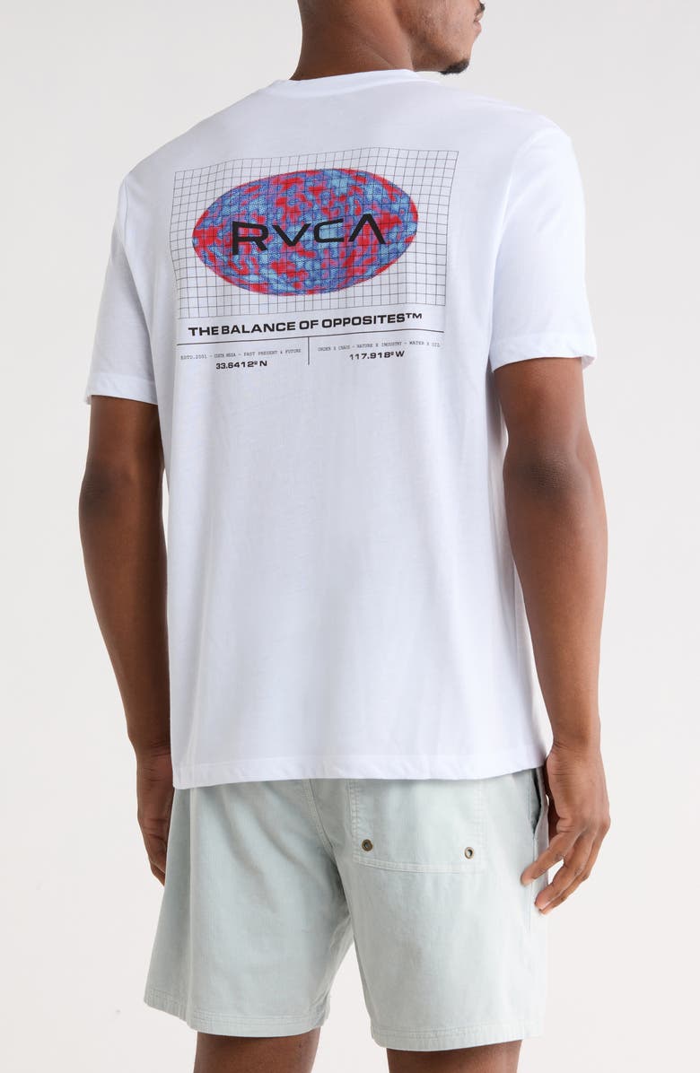 RVCA Global Heat Graphic T-Shirt, Alternate, color, White