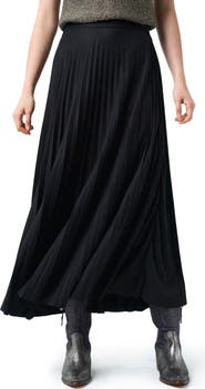 Velez Alma Pleated Skirt In Knit Fabric