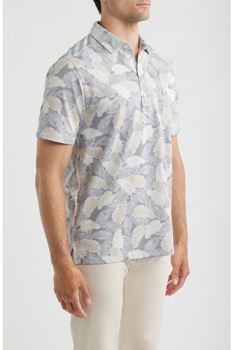 San Lucio Frond Fall IslandZone® Pocket Polo, Alternate, color, GLASS BOTTLE