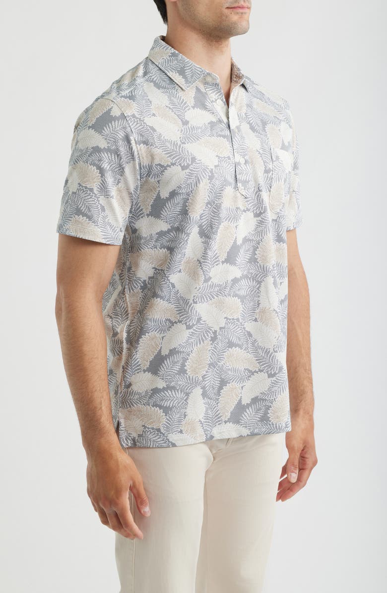 Tommy Bahama San Lucio Frond Fall IslandZone<sup>®</sup> Pocket Polo, Alternate, color, Glass Bottle