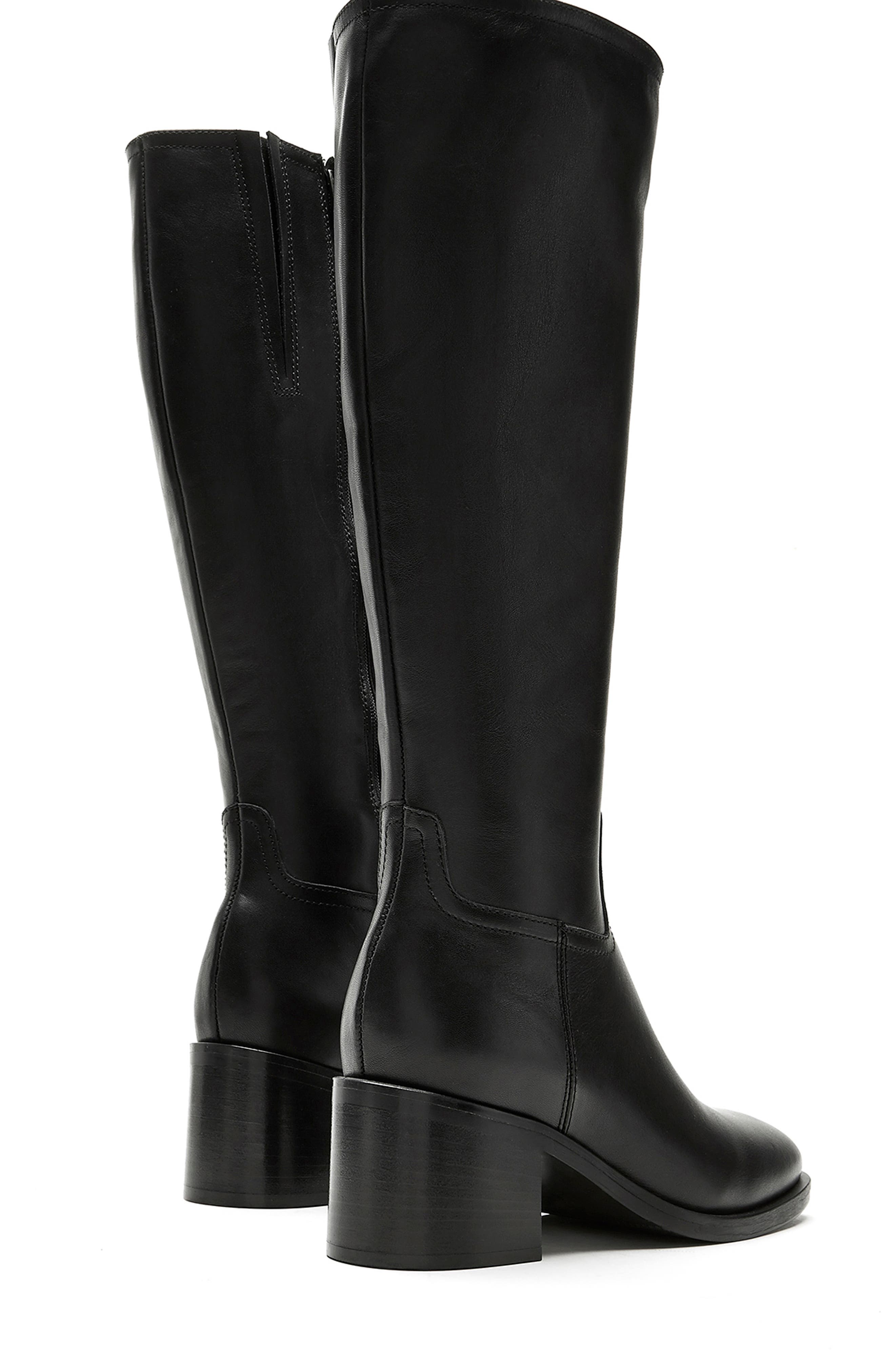 La Canadienne Jack Waterproof Knee High Boot, Alternate, color, Black Leather