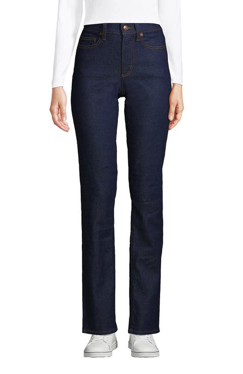 Recover High Rise Straight Leg Blue Jeans