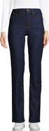 Lands' End Recover High Rise Straight Leg Blue Jeans