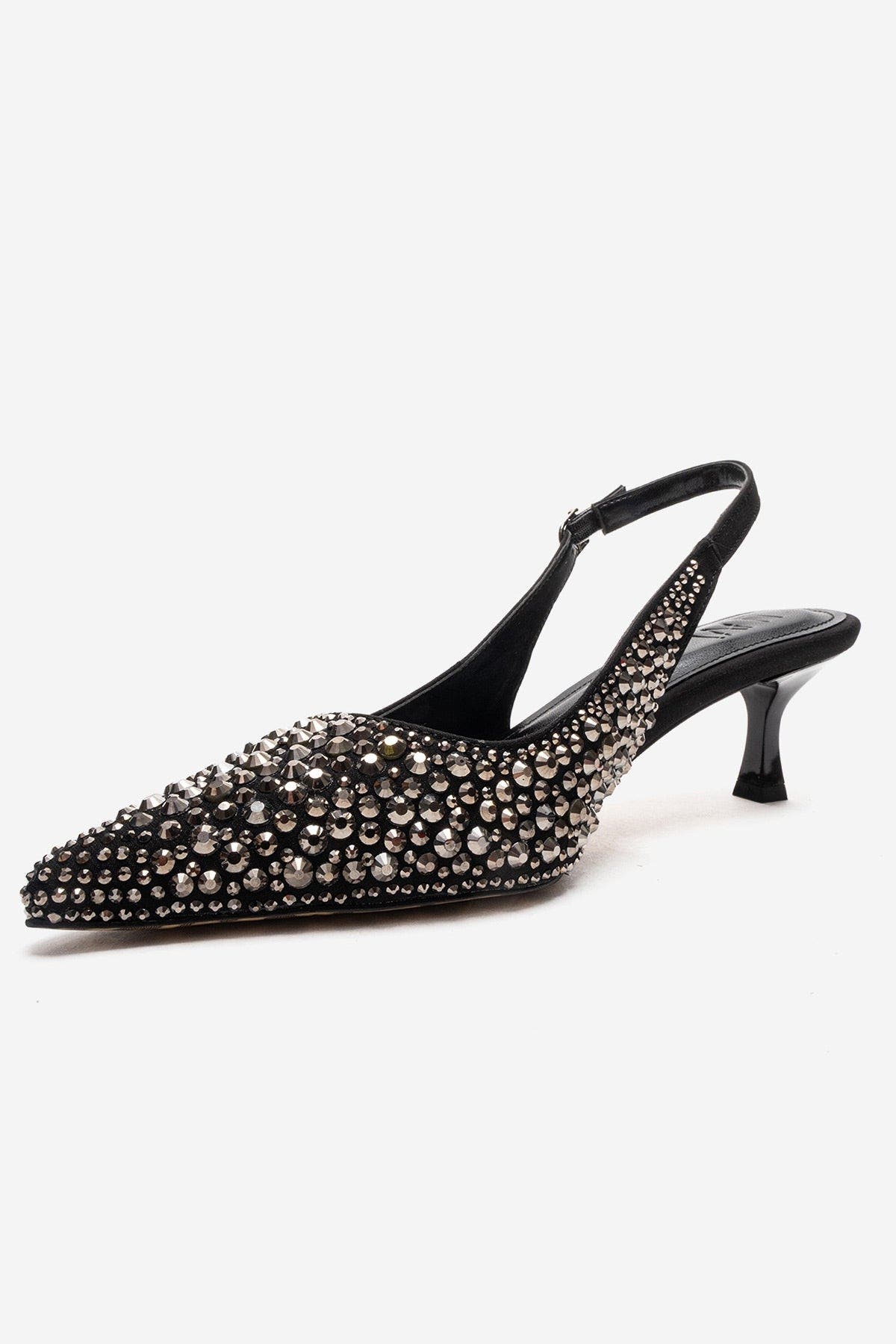 Prologue Shoes Thea Slingback Pointed Toe Pump, Alternate, color, Black